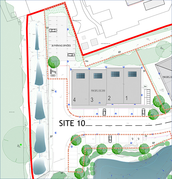 Ashdown Business Park Site 10 Plan